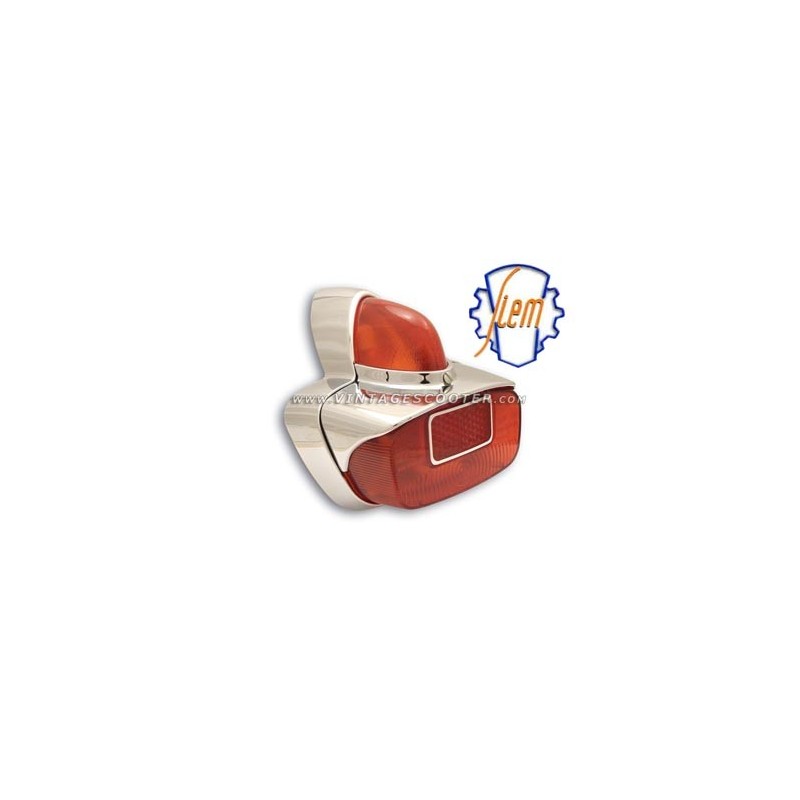 Feu Arriêre Chromé SIEM Vespa 125 VNB6 / 150 GS / 160 GS + Joint Feu Arriêre Chromé SIEM Vespa 125 VNB6 / 150 GS / 160 GS + Joint